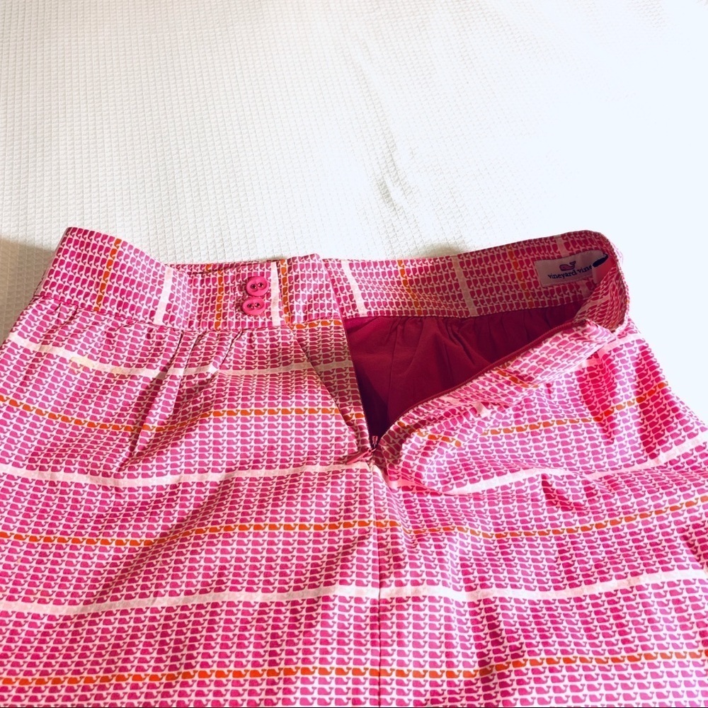 Vineyard Vines Pink Patterned Whale Skirt - Picture 6 of 10